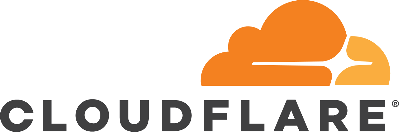 Cloudflare infrastructure architecture diagram for a business website